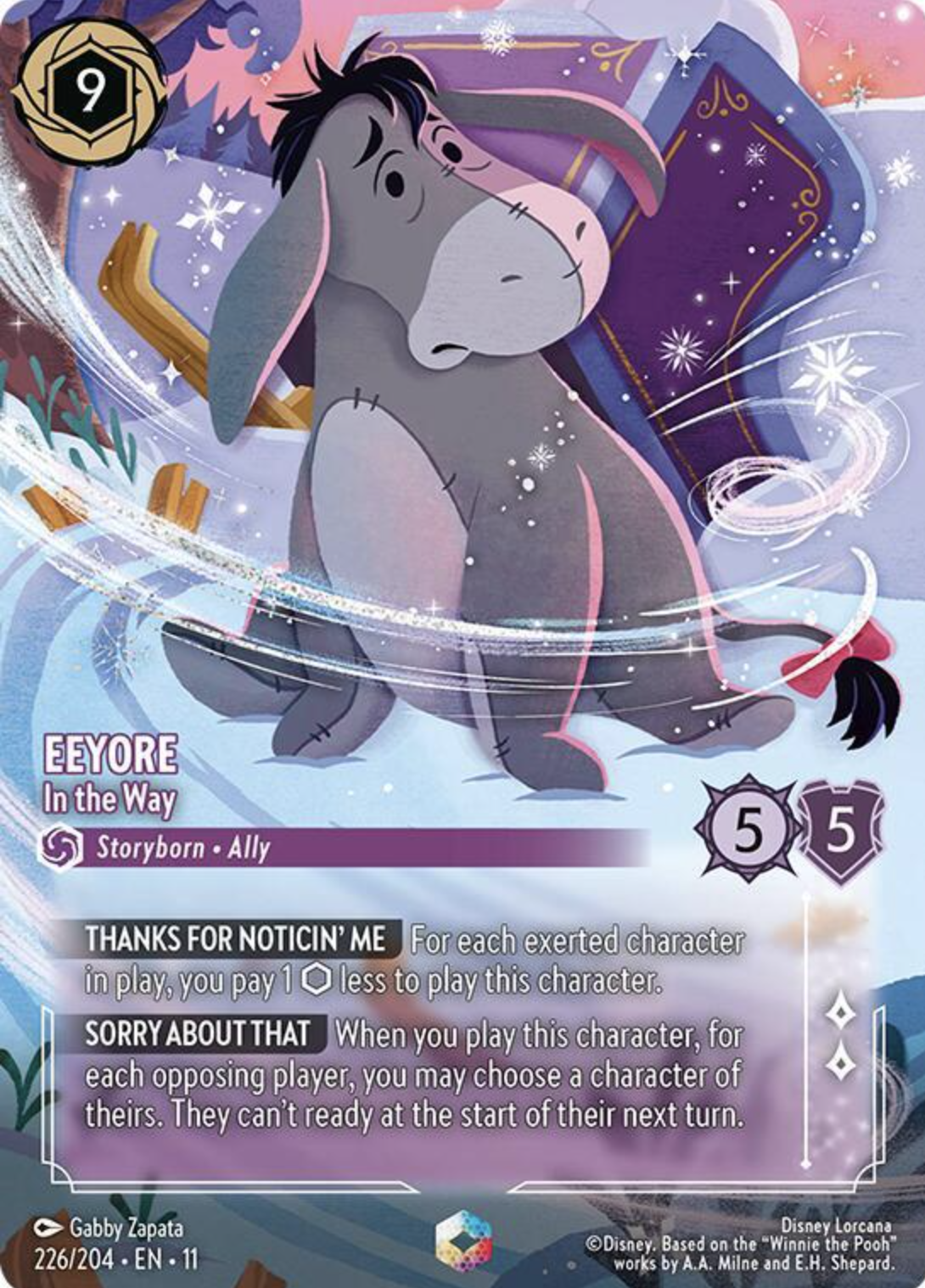 Eeyore - In the Way (Enchanted, Winterspell)