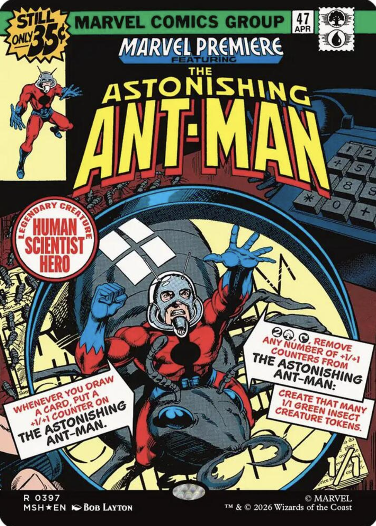 The Astonishing Ant-Man (Borderless) - Marvel Super Heroes (MSH)