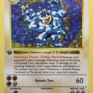 Machamp - 8/102 (Base Set Shadowless) - Deck Exclusives (PR)