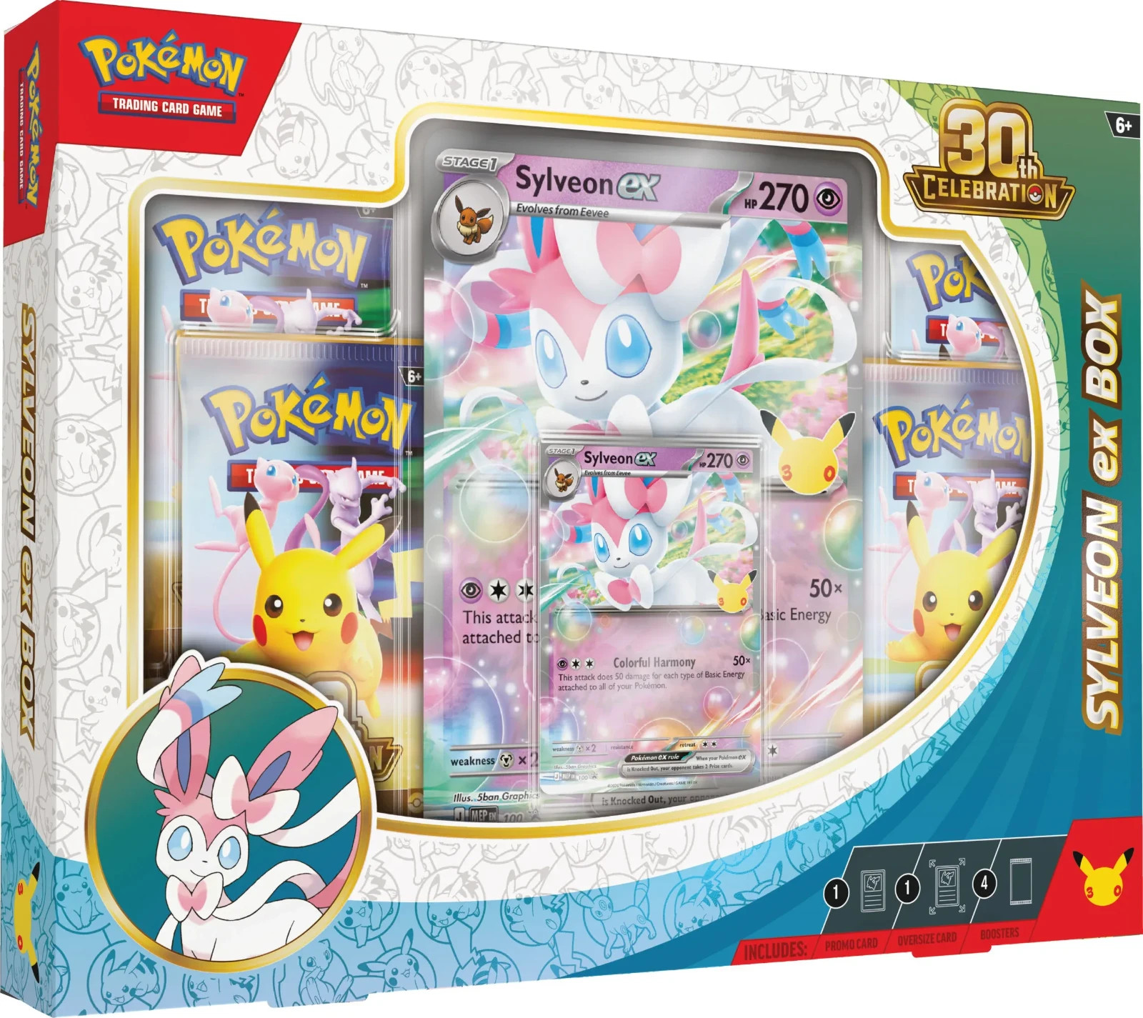Pokémon TCG 30th Celebration Pokémon ex Box – Sylveon