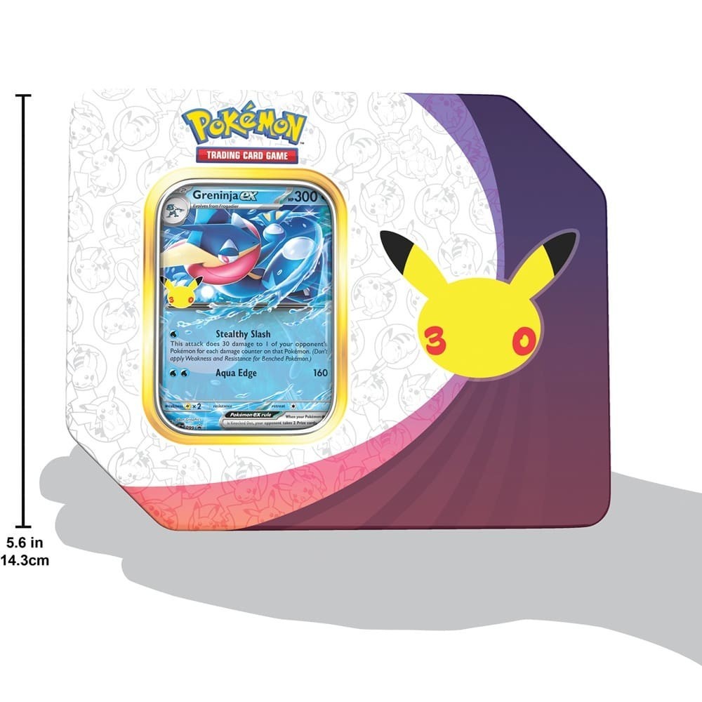 Pokémon TCG 30th Celebration 5 Booster Tin